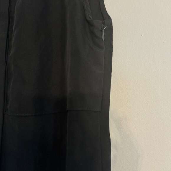 Club Monaco Sleeveless Drape Front Dress w/ Pockets - Picture 4 of 6
